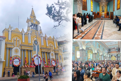 Cada año, a la Catedral de Loja acuden cientos de católicos que acompañan a la Churonita.