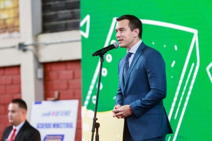 Daniel Noboa, presidente de Ecuador.