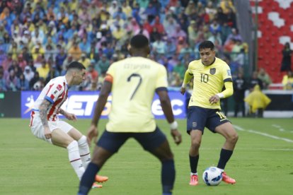 Ecuador y Paraguay igualaron 0-0 en el estadio Rodrigo Paz Delgado de Quito, el 10 de octubre de 2024.