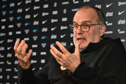 Marcelo Bielsa, seleccionador de Uruguay.