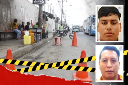 En este lugar fueron asesinados David Zavala y Raúl Guapi la noche del lunes.