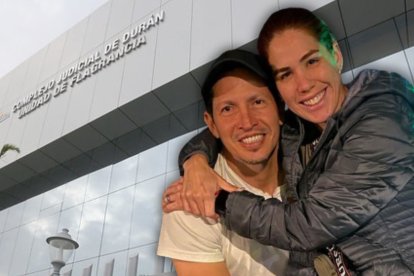 En el Complejo Judicial de Durán se llevará a cabo la diligencia contra Johan Gómez, esposo de Karin Barreiro.