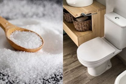 Mantén tu baño higiénico usando un método sencillo con sal.