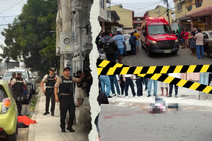 El cuerpo de la jovencita quedó en la acera, a pocos pasos del plantel.