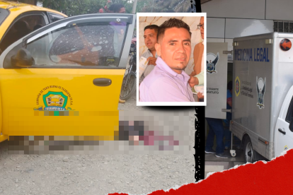 El conductor habría intentado correr, pero un certero disparo le quitó la vida.