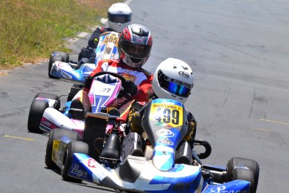 La competencia de karting fue intensa en 11 categorías en total.