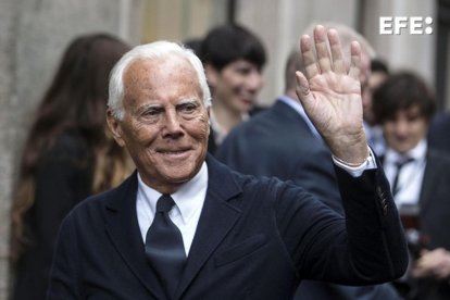 Italia llora la muerte de Giorgio Armani, su diseñador más famoso.