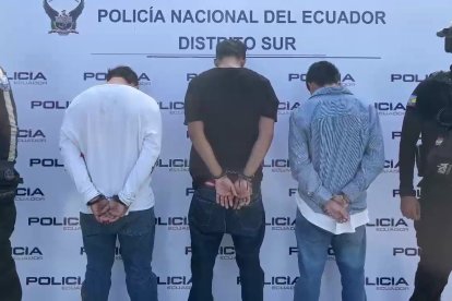 La Policía capturó a tres sospechosos de secuestro.