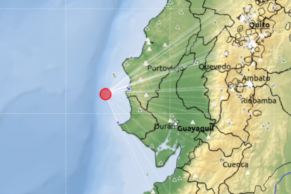 Un nuevo temblor se registró en Puerto López, este viernes 5 de septiembre.