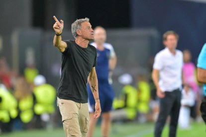 Luis Enrique, entrenador del PSG.