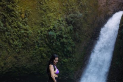 Senderos, columpios y cascadas convierten a Las Lajas en un destino para pasar en familia.