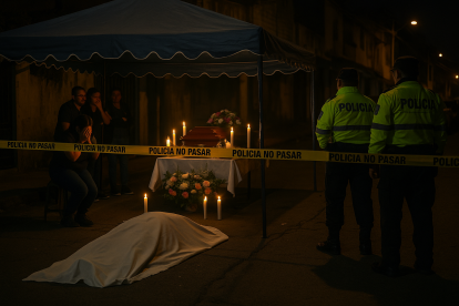 Mientras familia y amigos velaban a un joven, hubo otro ataque armado.