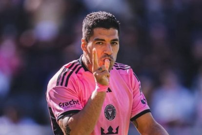 Luis Suárez, delantero uruguayo del Inter Miami.