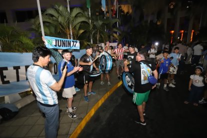 La selección argentina ya se encuentra en Guayaquil.