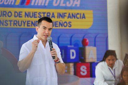 La marcha es convocada por Daniel Noboa.