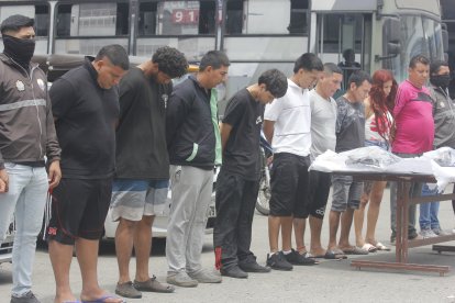 RP COMANDO: SECUESTRADORES DETENIDOS. 2025-09-10 PERIODISTA MILKA FRANCO FOTOGRAFO CHRISTIAN VINUEZA AG-PERIODISTA AG-GRANASA AG-EXTRA