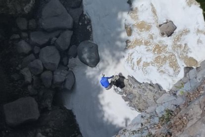 El cuerpo fue hallado en las aguas del río Machángara