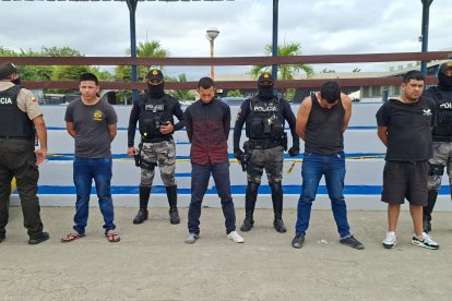Los detenidos fueron identificados tras un intento de secuestro en Manabí.