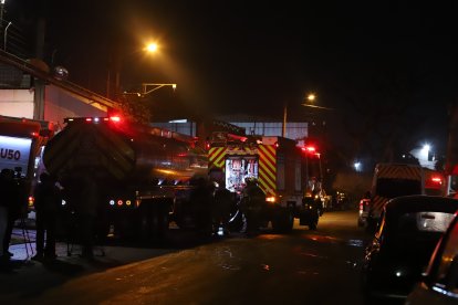 Nueve unidades de lucha contra incendios llegaron al sitio del flagelo.