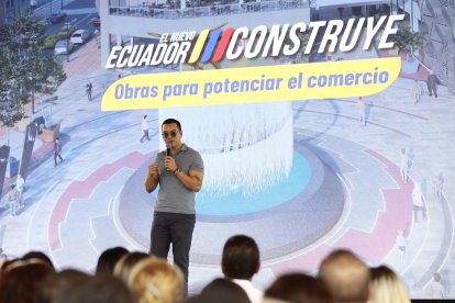 El presidente de Ecuador, Daniel Noboa Azín.