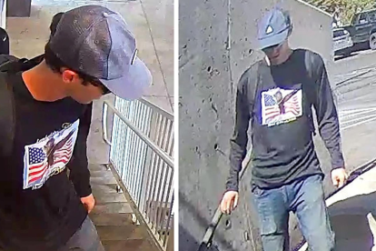 Imágenes cedidas de quien sería el asesino de Charlie Kirk.