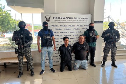 Los detenidos fueron puestos a órdenes de las autoridades.