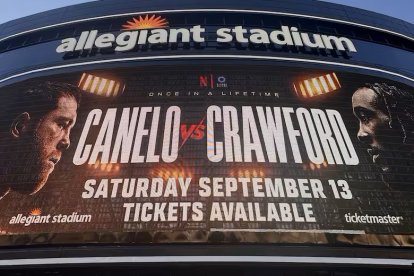 El Allegiant Stadium de Las Vegas, Nevada, acogerá el combate entre Canelo Álvarez y Terence Crawford.