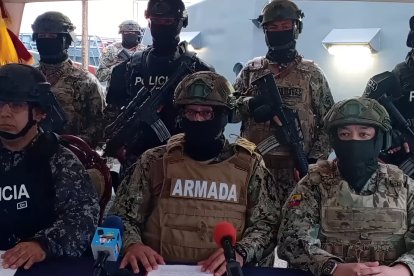 Miembros del Bloque de Seguridad dieron una rueda de prensa este sábado 13 de septiembre para dar a conocer detalles del caso.