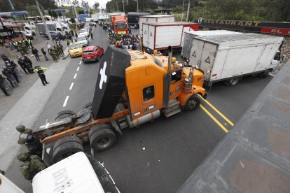 ¿Paro nacional? Sobre todo en la Sierra se cerraron vías.