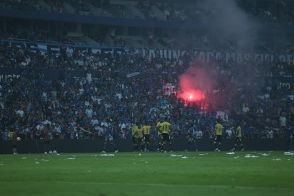 Durante el reciente Clásico del Astillero, hubo desmanes en las gradas del estadio Capwell.