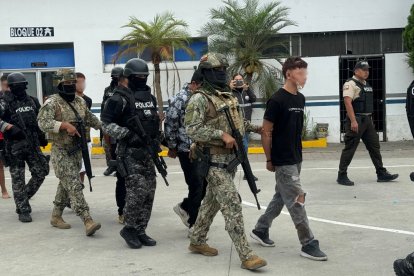 Los sospechosos fueron llevados a una Unidad Judicial.