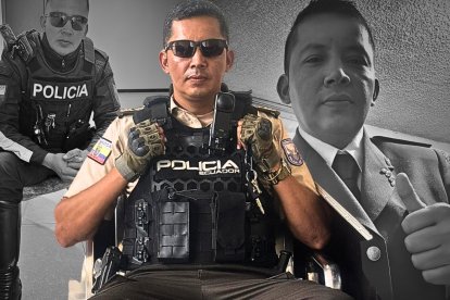 El sargento tiene 38 años y lleva casi 20 años en la institución policial.