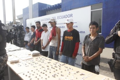 Los detenidos formarían parte de la organización delictiva Chone Killers.