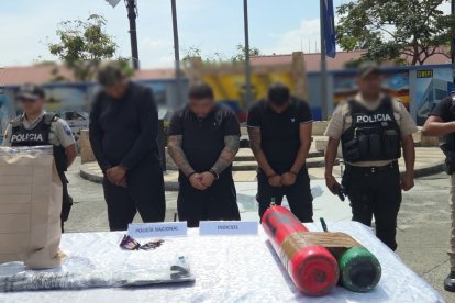 Los sospechosos fueron capturados durante allanamientos.