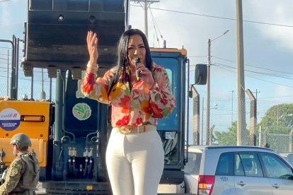 Roberta Zambrano, prefecta de Esmeraldas, es también vicepresidenta del Consorcio de Gobiernos Provinciales (CONGOPE).