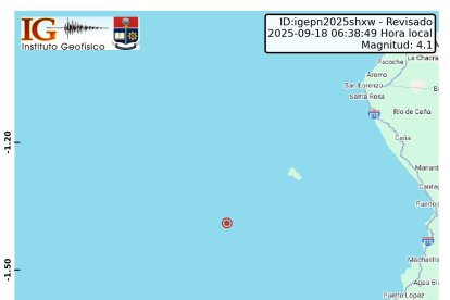 Se registraron cuatro temblores en Puerto López en menos de 24 horas.