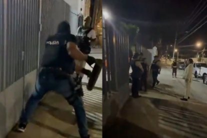 Policía y Fiscalía allanaron la sede del Comité de Trabajadores de CNEL en Guayaquil.