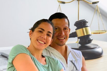 Karin Barreiro y Johan Gómez