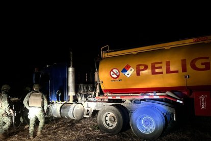 En el sitio, los uniformados encontraron un tráiler.