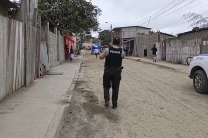 En este lugar se produjo el crimen de la mujer en el barrio 5 de Junio del cantón La Libertad