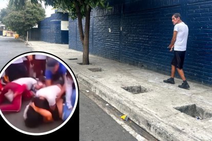 La pelea ocurrió en el exterior del plantel, y las protagonistas terminaron forcejeando en el suelo.