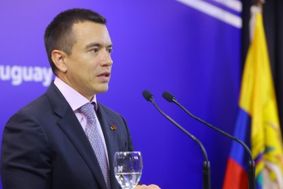 Daniel Noboa, presidente de Ecuador.