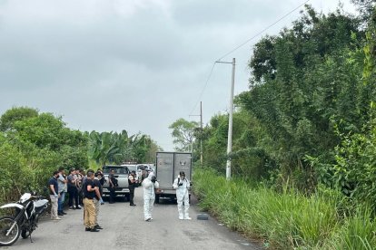 Los restos humanos hallados en la vía Pajonal de Machala son de un chico de 16 años.