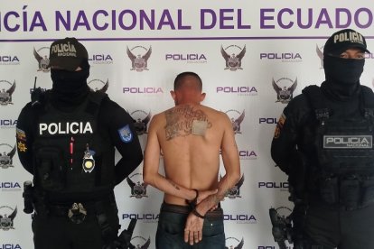 El sospechoso formaría parte de una agrupación delictiva.