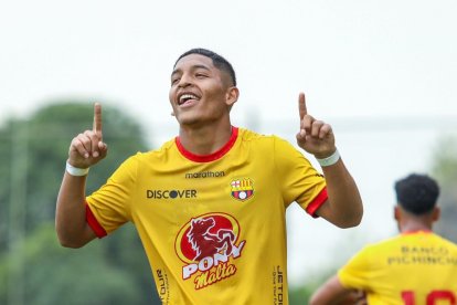 Jhon Acurio es canterano del Barcelona SC.