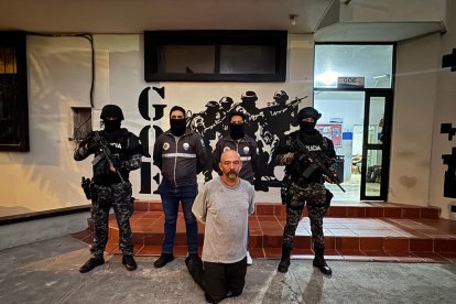 Herkin Franklin Loor Intriago era buscado por femicidio.