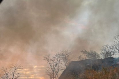 Incendio se registró en el norte de Guayaquil.