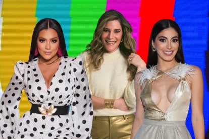 Dora West, Gaby Díaz y Virginia Limongi