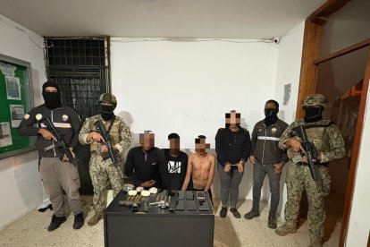 Cuatro personas fueron aprehendidas como sospechosas de un crimen en Bahía de Caráquez