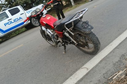 Esta motocicleta hace parte de los indicios que actualmente tienen los investigadores.